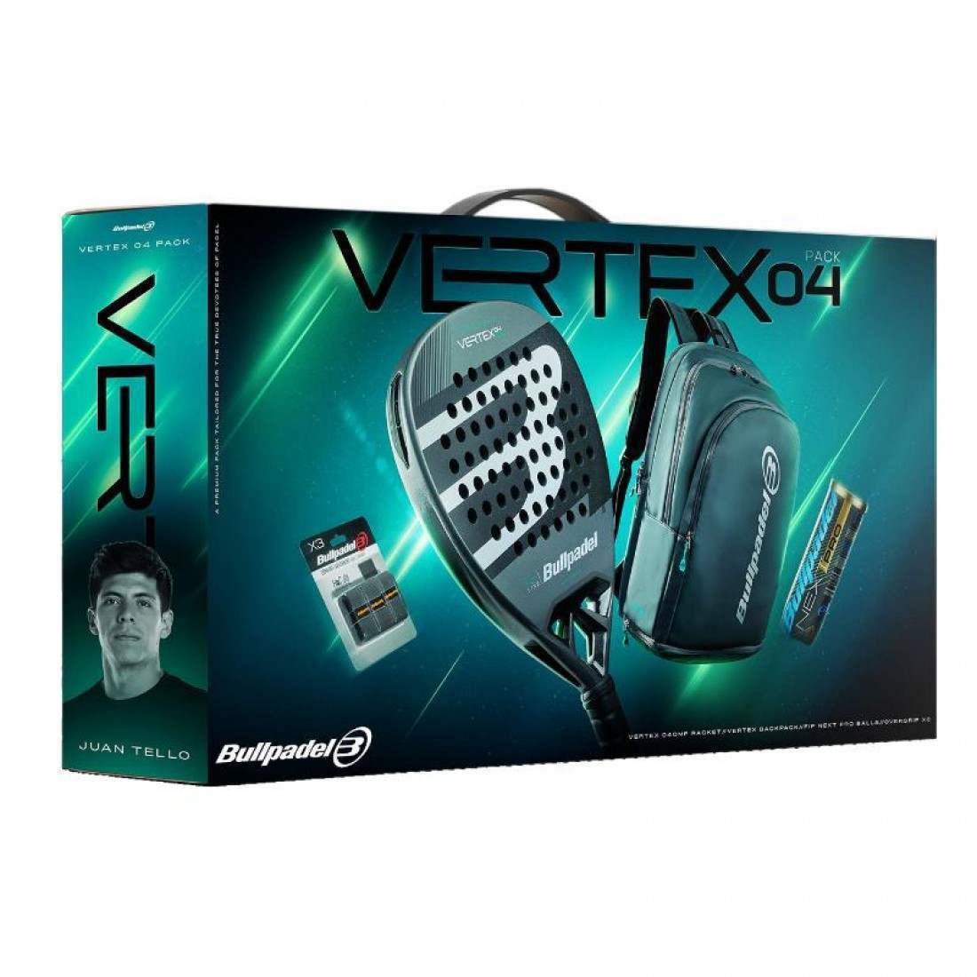 Pack Bullpadel Vertex 04 Comfort Pro Line 2026